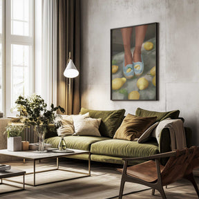 Lemon Steps Poster
