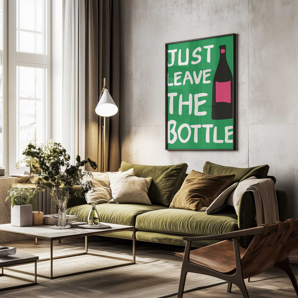 A4 Leave the Bottle 01.png Poster