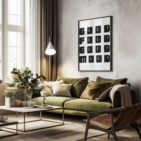 Good Food Good Mood Poster