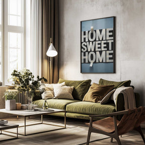Home Sweet Home Taped Poster