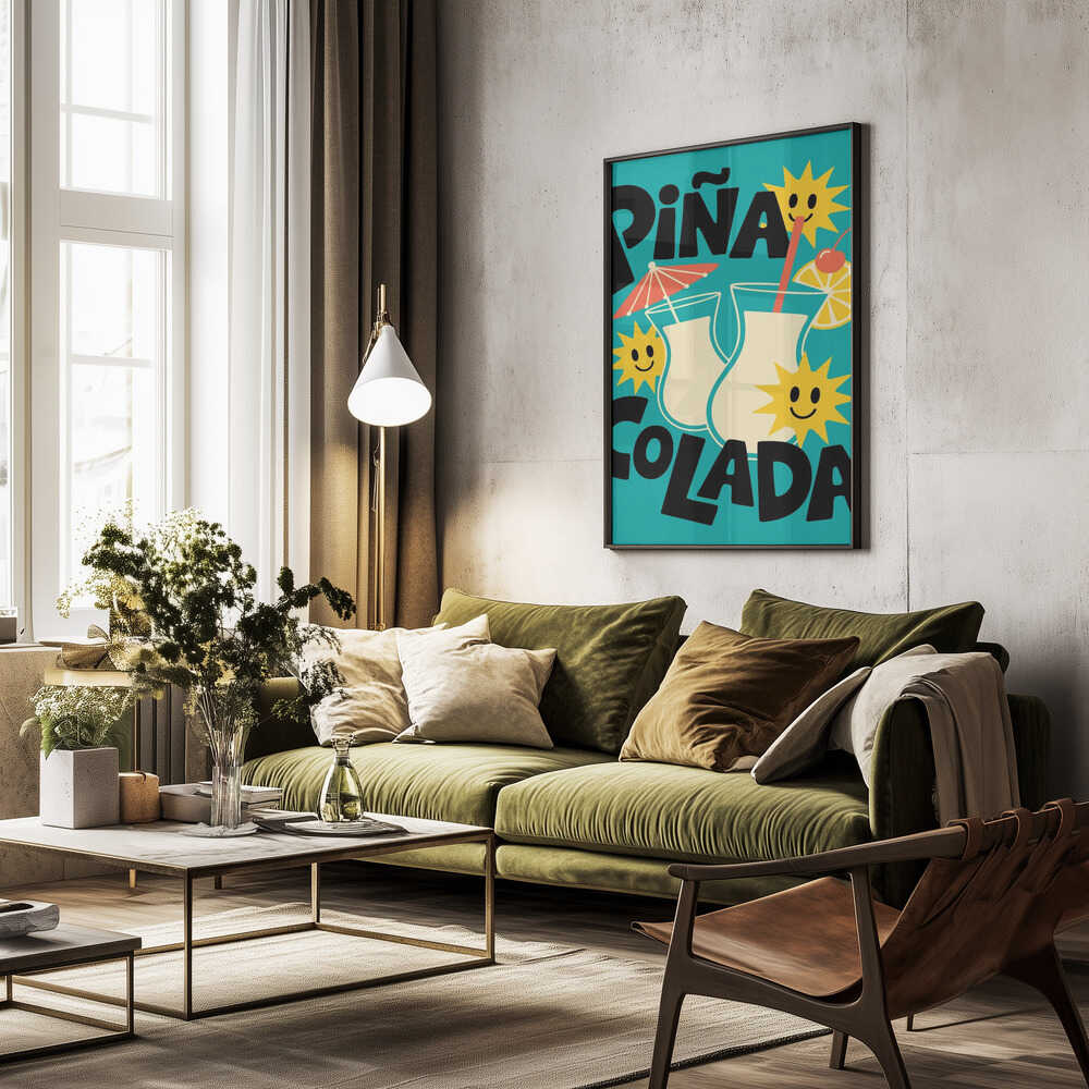 Sunny Pina Colada Poster