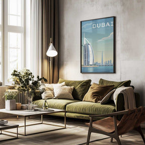 Dubai Travel Poster Poster