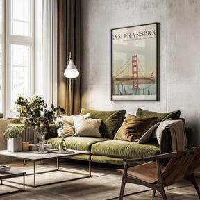 San Fransisco Travel Poster Poster