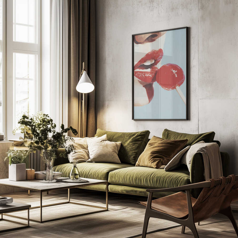 Red Lollipop Poster