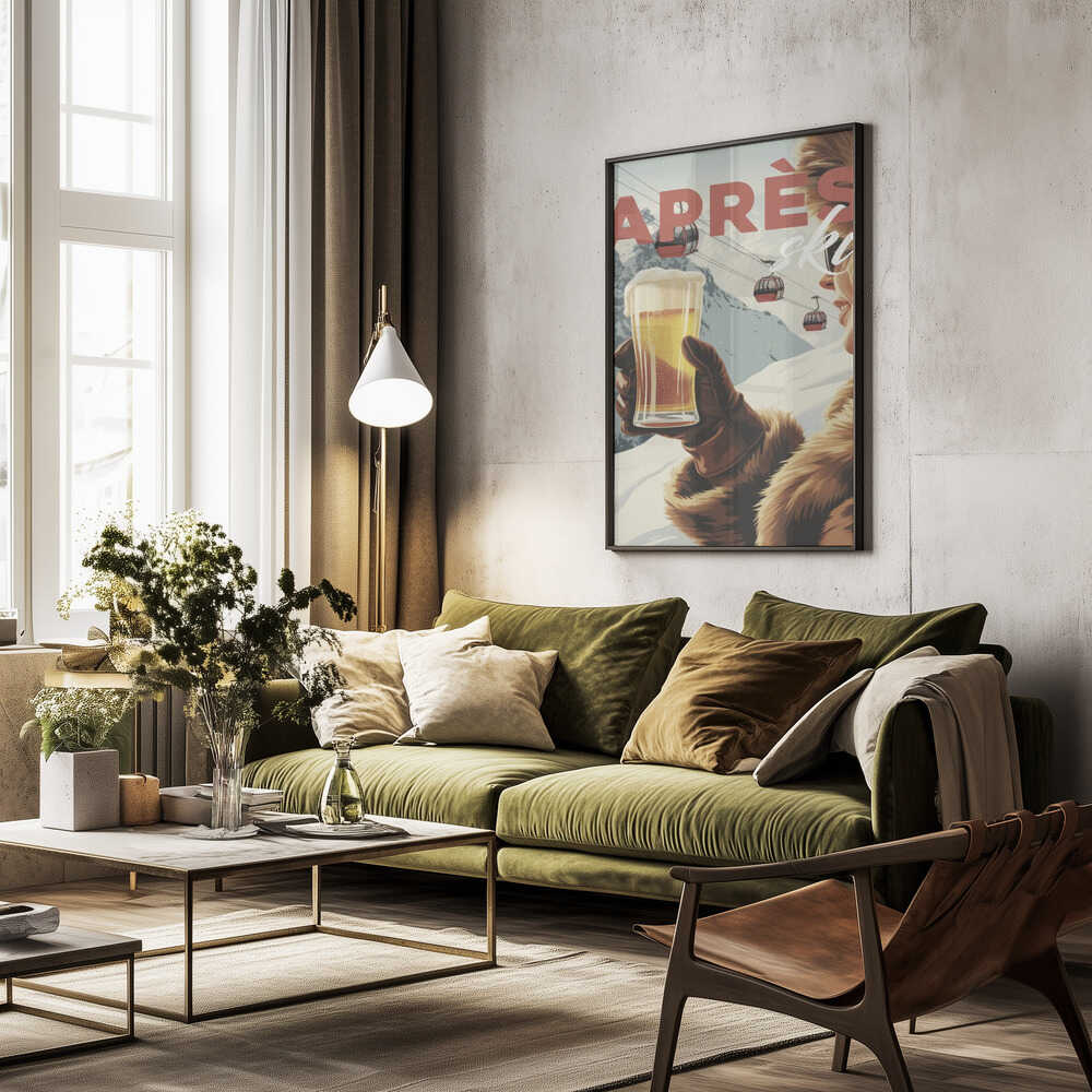 Apres Ski Alpine Poster