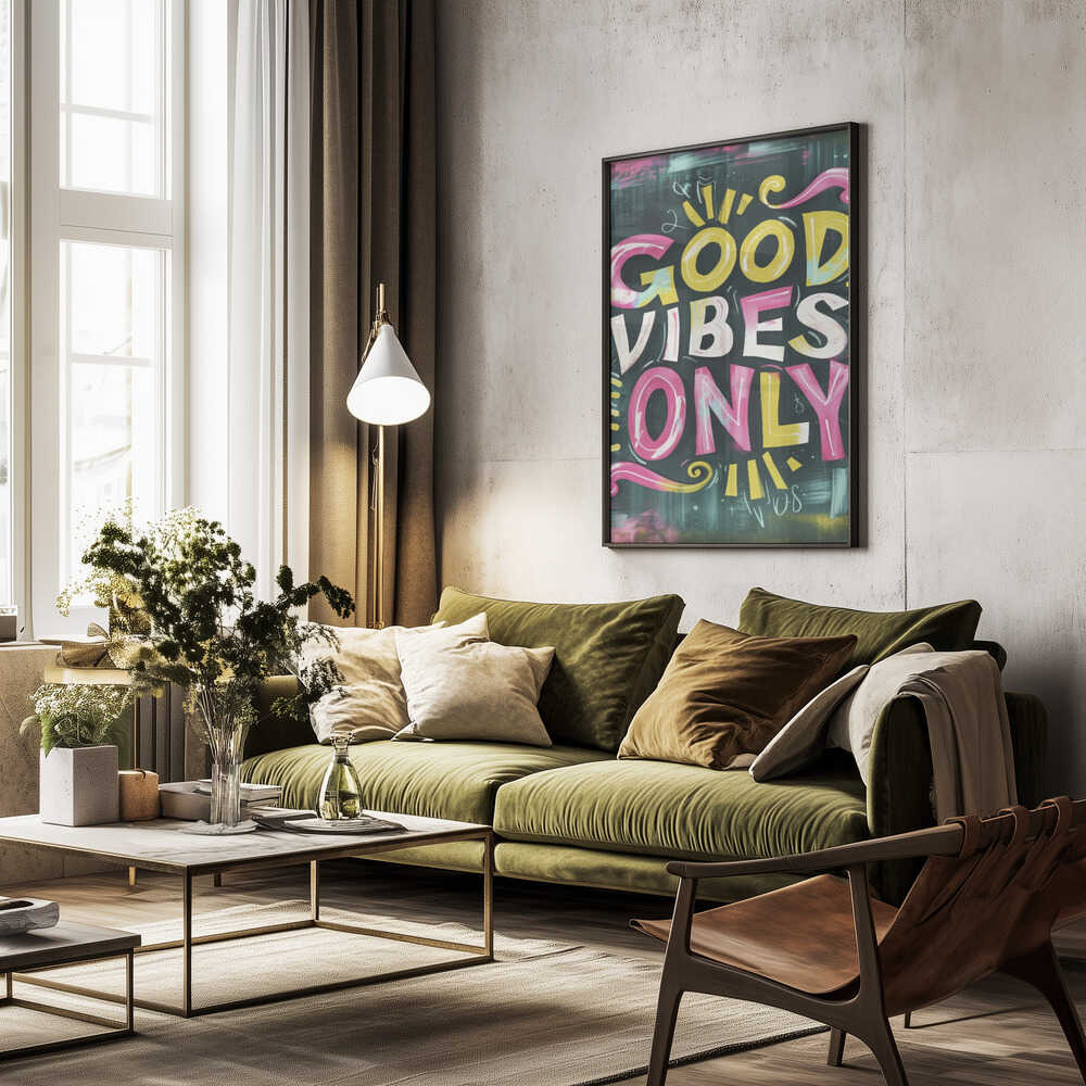 Good Vibes Only No 1 Poster