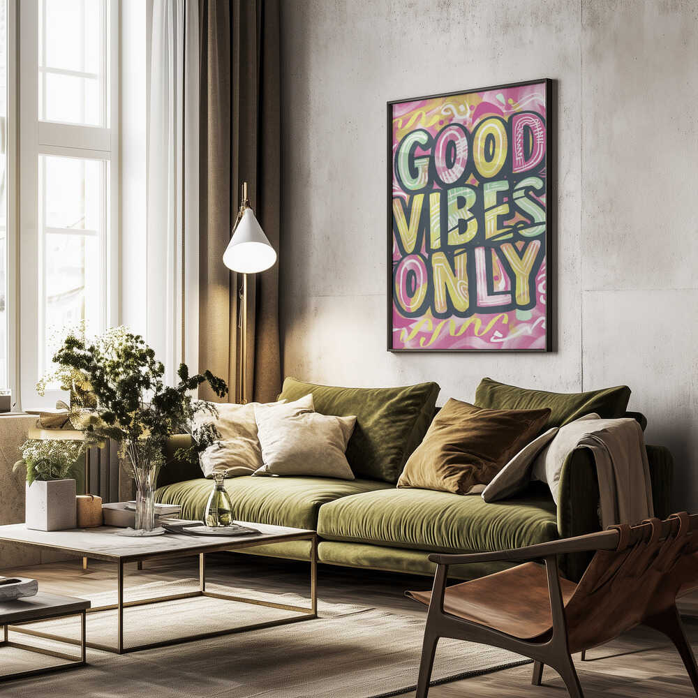 Good Vibes Only No 2 Poster