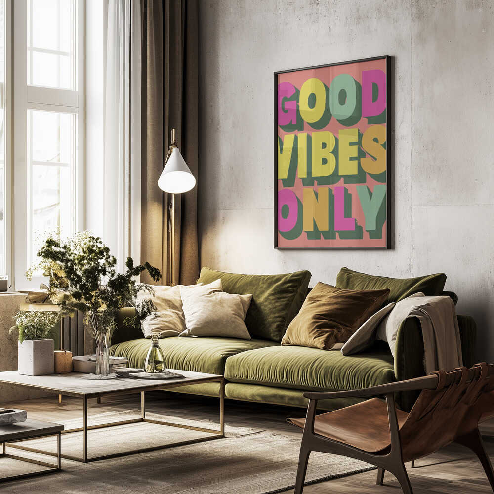 Good Vibes Only No 3 Poster