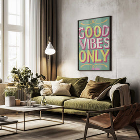 Good Vibes Only No 4 Poster