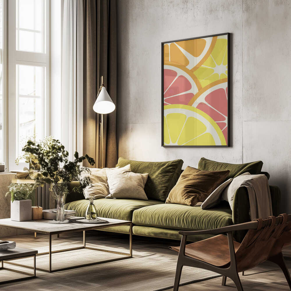 Citrus Slices Poster