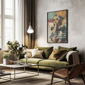 Love Glasses On Poster