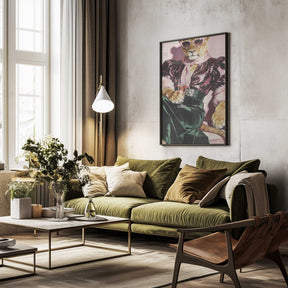 Party Lioness Poster