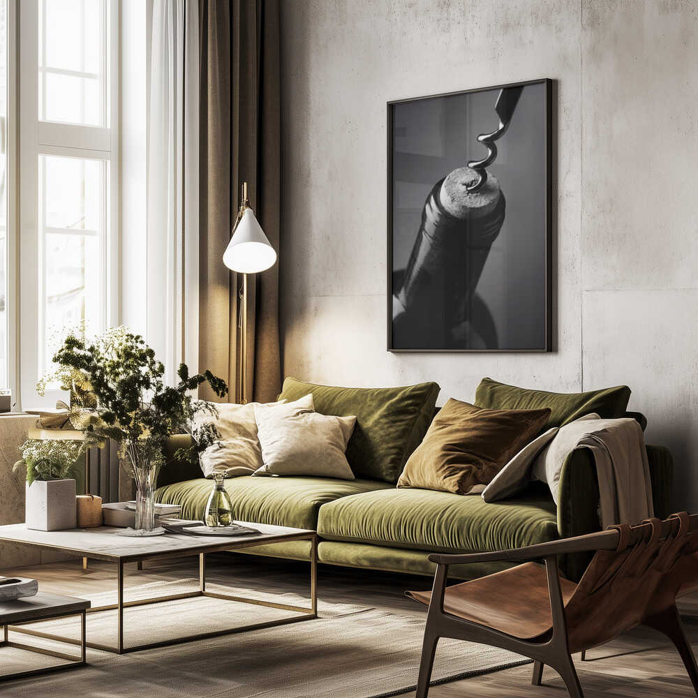 Wine Bottle Opening Poster