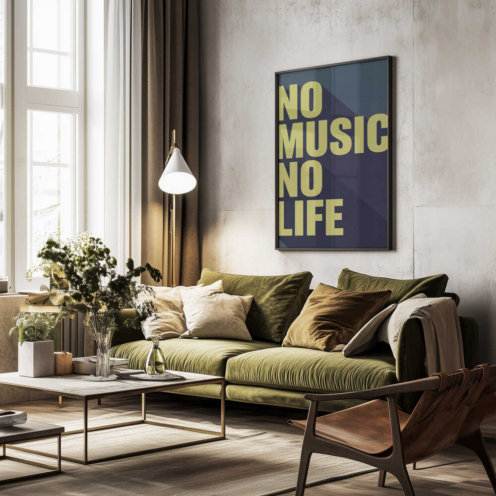 No Music, No Life Poster