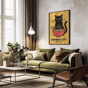 Ramen Cat No 5 Poster