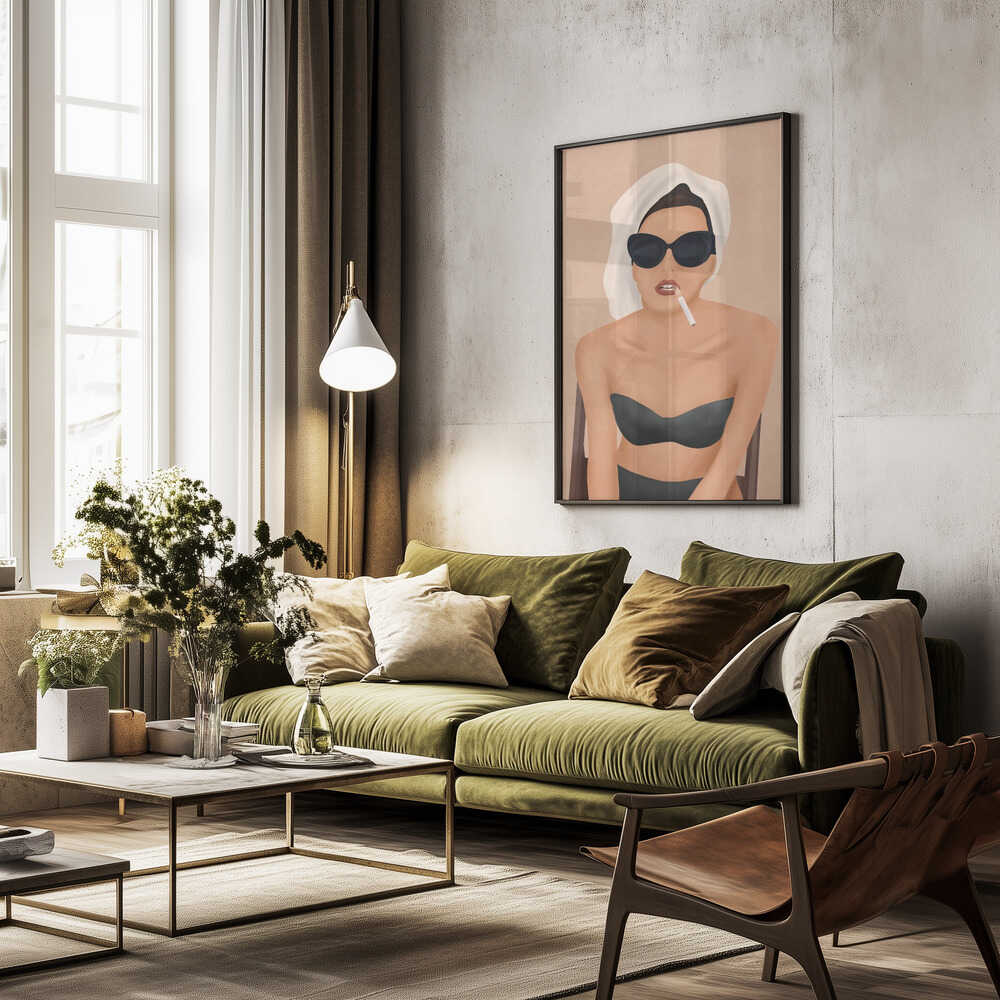 Morning Cigarette Poster