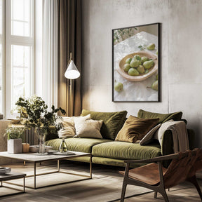Ripe Green Pears Poster