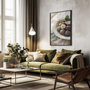 Figs In a Bowl Poster