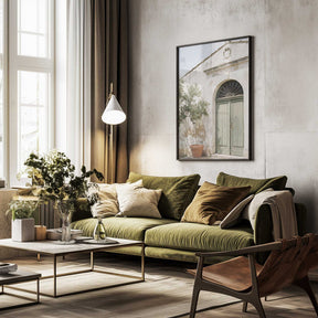 Mediterranean house Poster