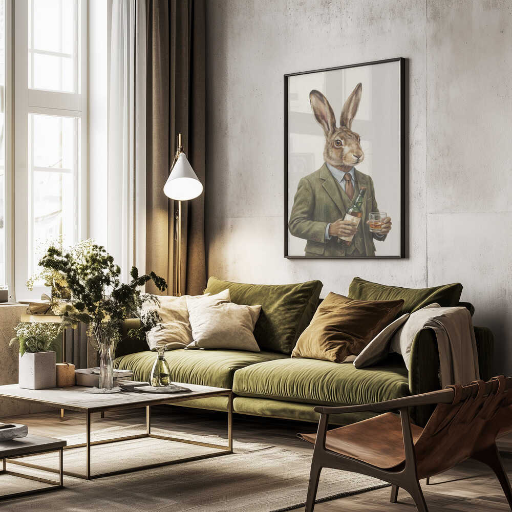 The Whiskey Hare Poster