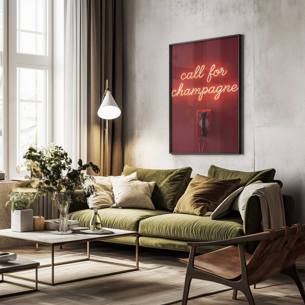 Call for Champagne Poster
