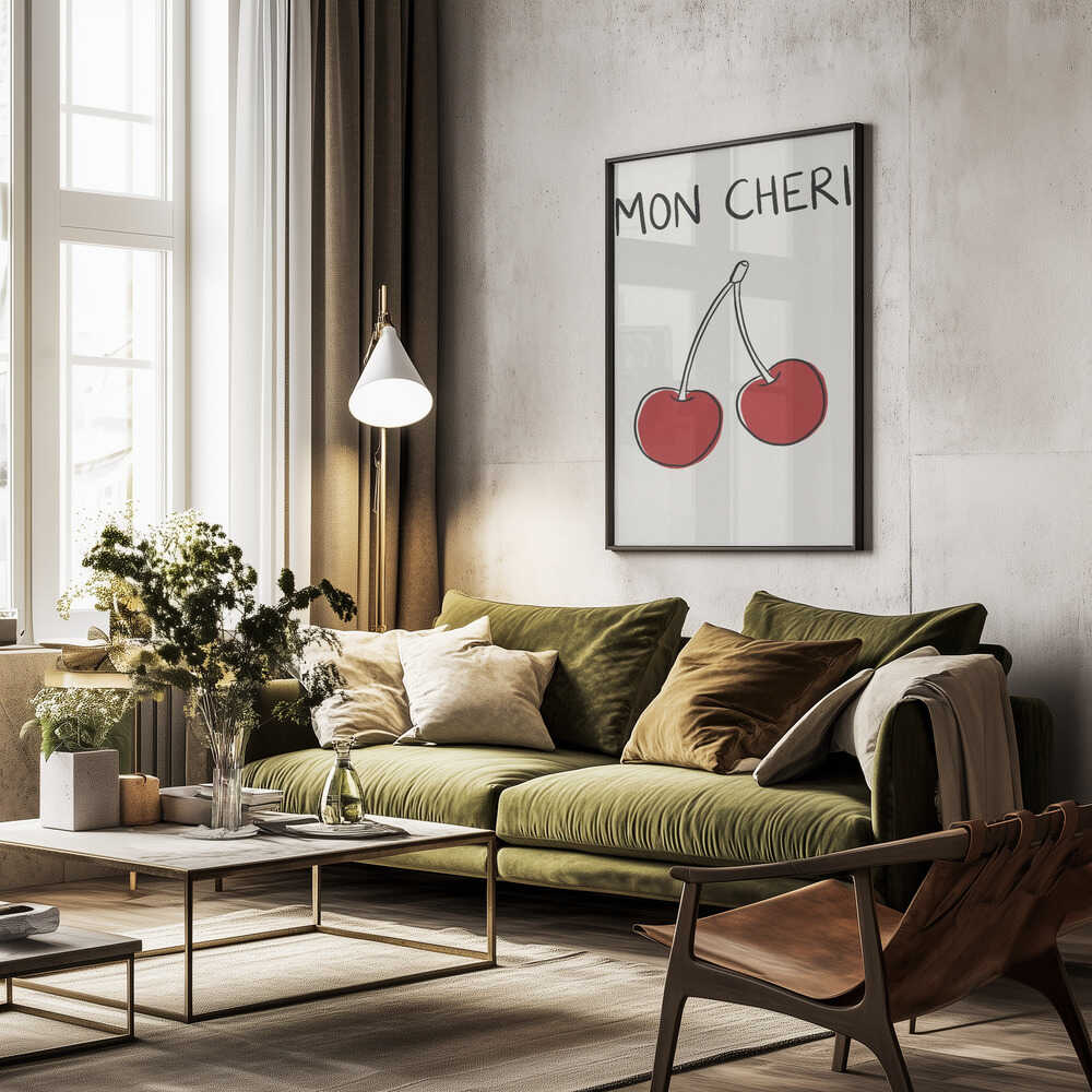 Mon Cheri Sketch Poster
