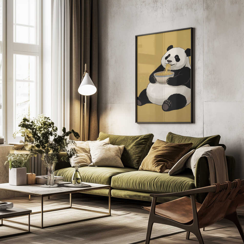 Noodle Panda Poster