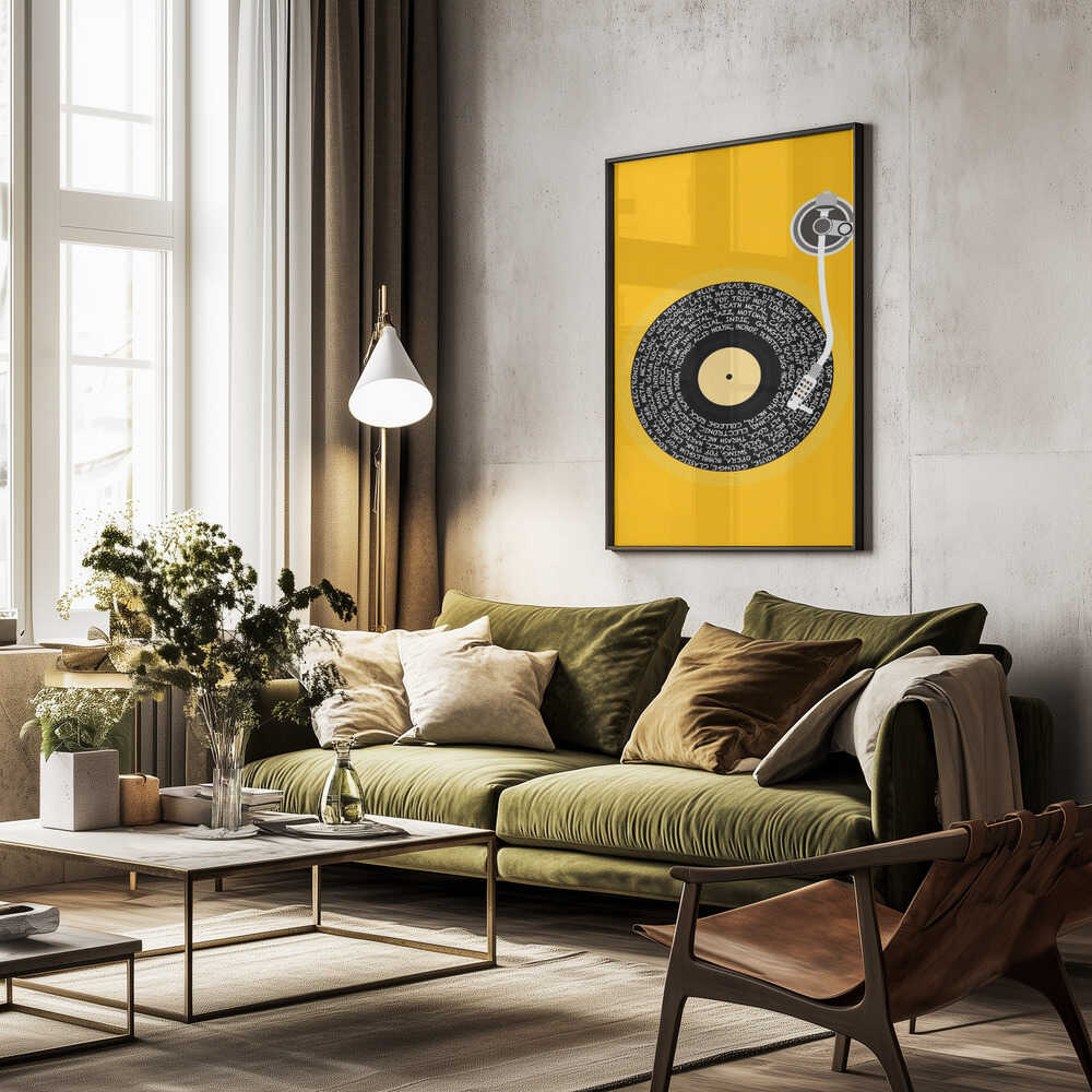Spinning Vinyl Orange.png Poster