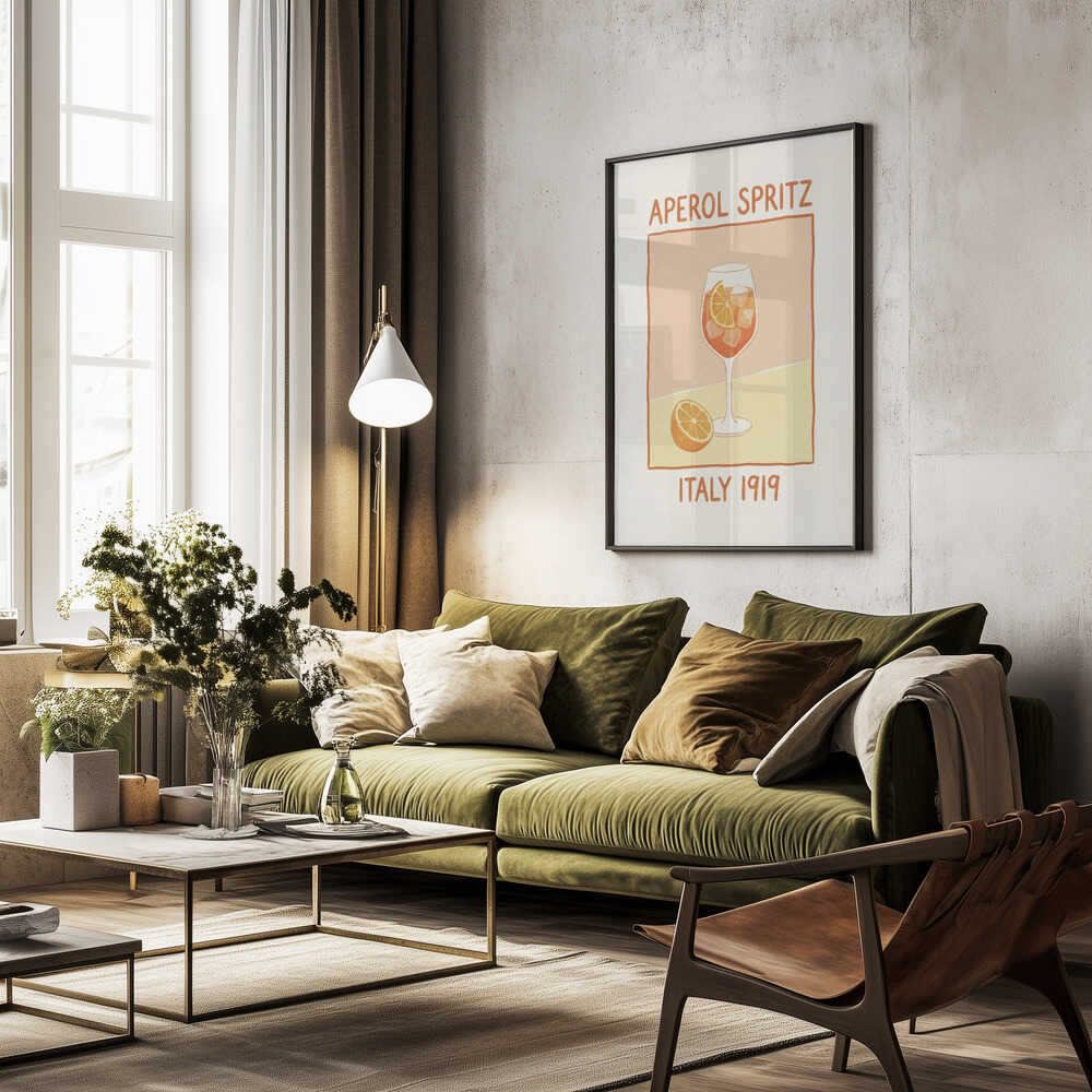 Italian Aperol Spritz Poster