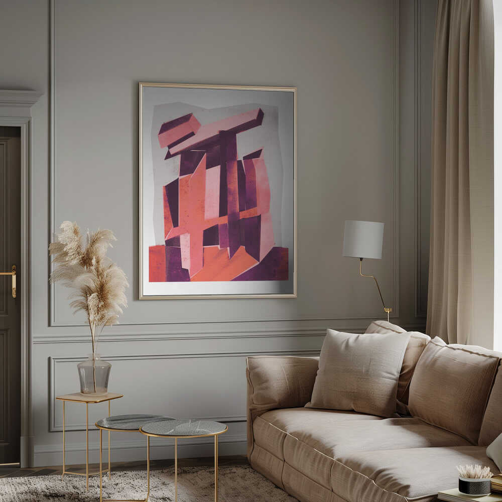 Geometric Symphony Poster