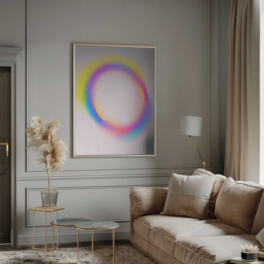 Luminous Spectrum Halo Poster