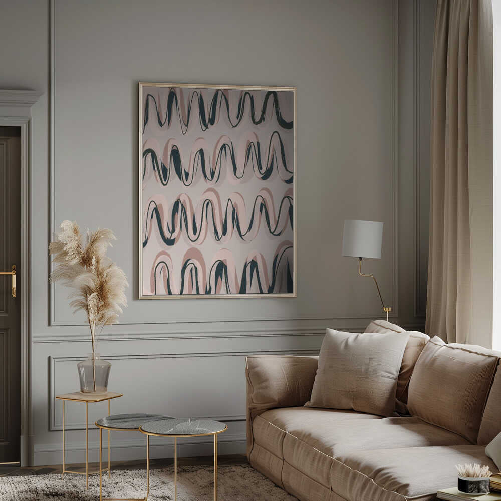 Rhythmic Waves Poster