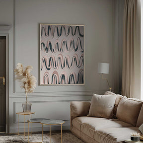 Rhythmic Waves Poster
