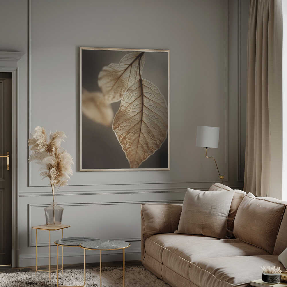 Ethereal Leaves Poster