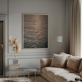 Sunset at Sea Poster