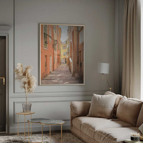 Streets of Menton Poster