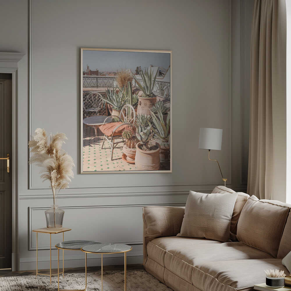 Rooftop in Marrakech Poster