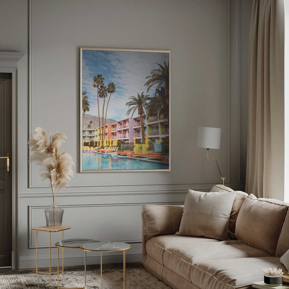 Palm Springs Pool Day VII Poster