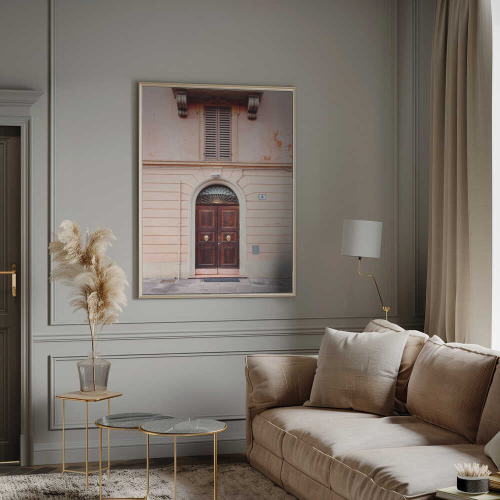 Bologna in Pink | Italy travel photography Poster