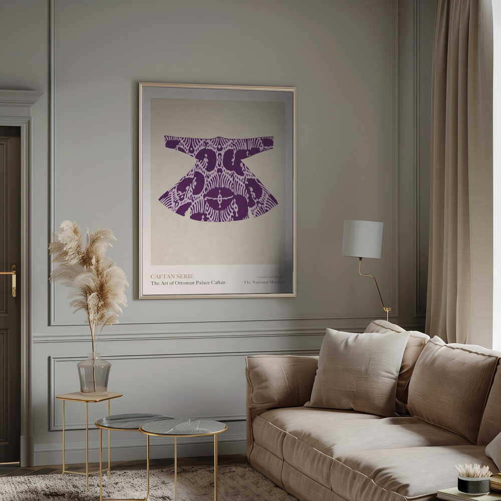 Purple Caftan Elegance Poster