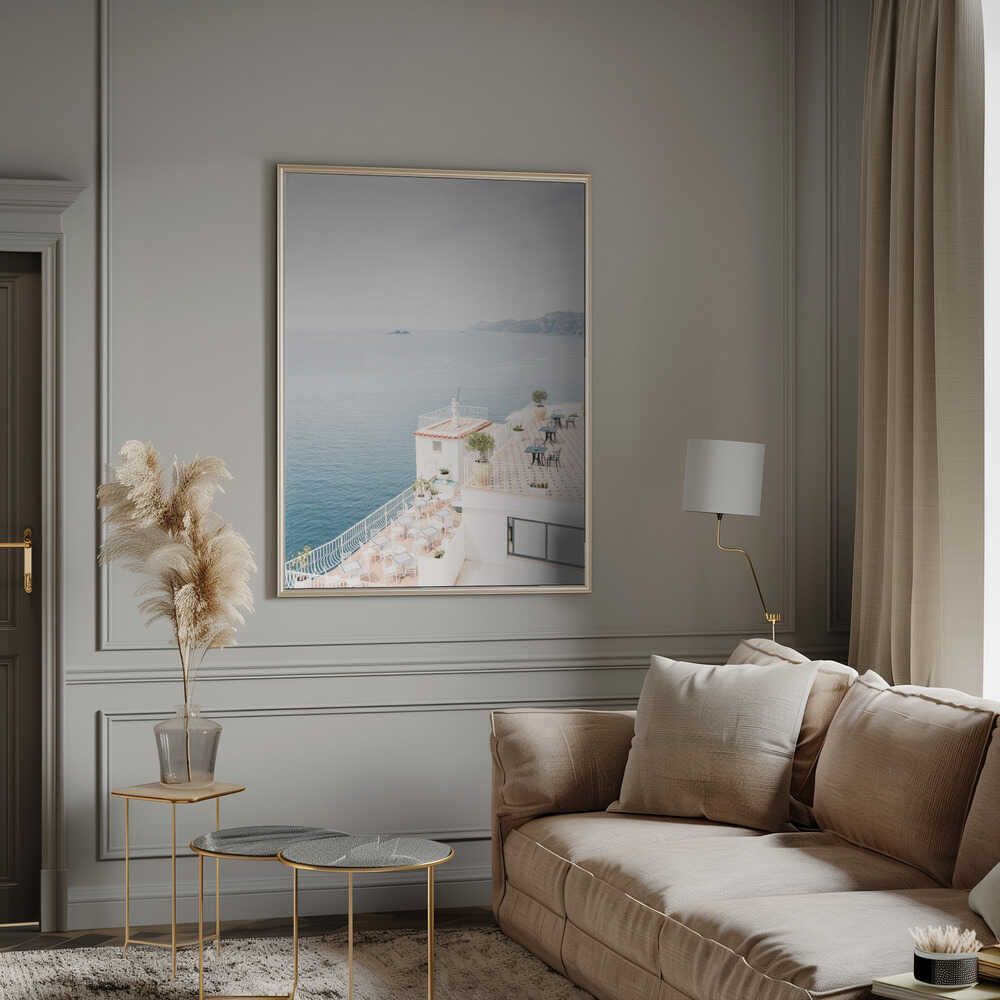 Terrace at the Amalfi Coast Poster