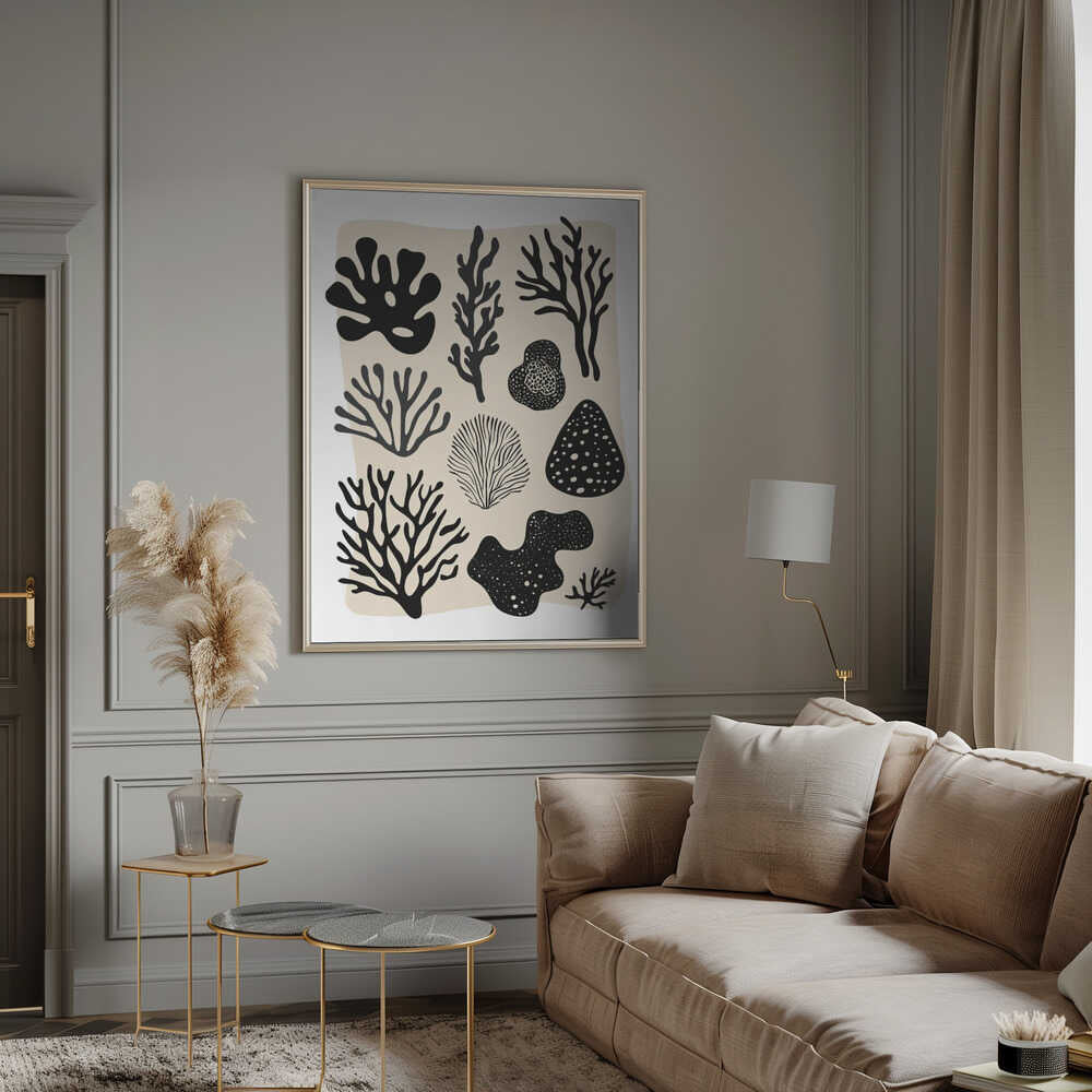 Ocean Shapes Poster