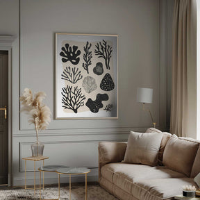 Ocean Shapes Poster