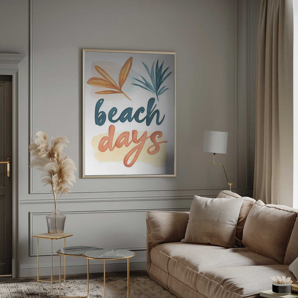 Sandy Serenity Poster
