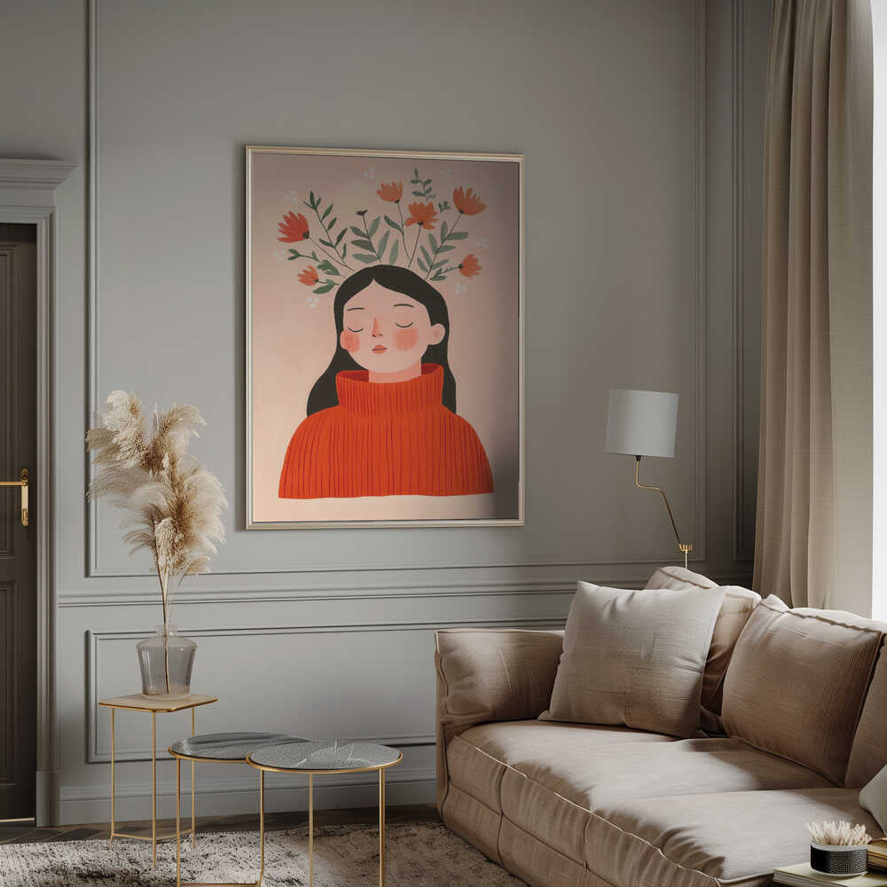 Floral Serenity Poster