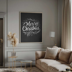 Holiday Chalk Wishes Poster