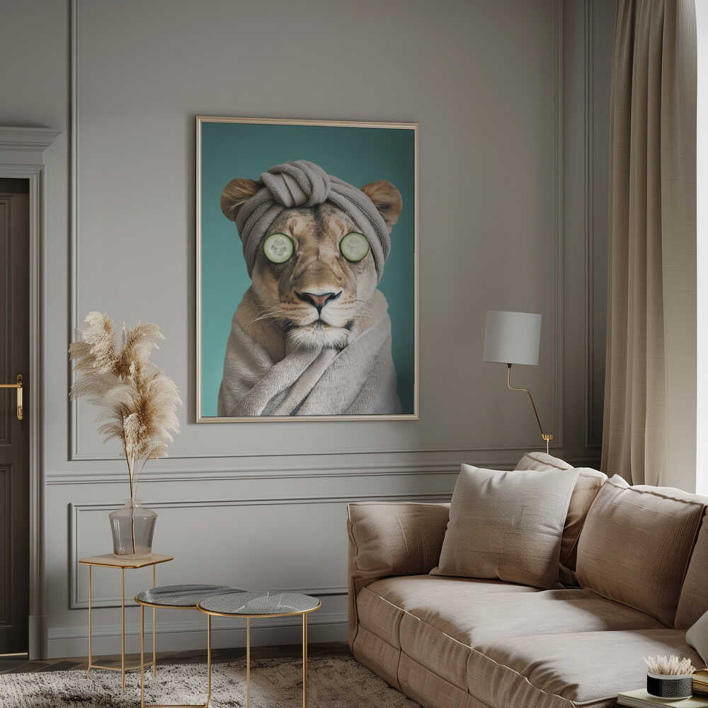 Luxury Lioness Poster