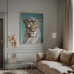 Luxury Lioness Poster