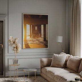 Golden Pier Pathway Poster