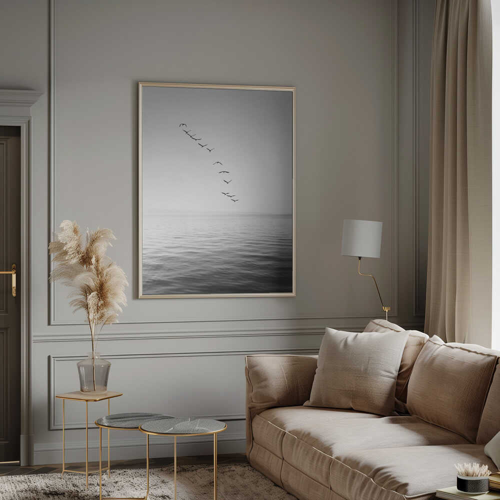 Flying Birds Poster